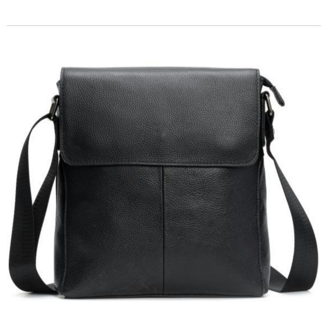 Leather Work Laptop Bag - موضة جديدة رجال الأعمال حقائب جلد