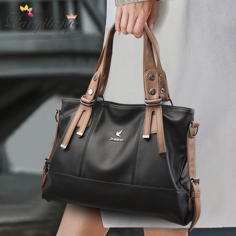 Leather Work Laptop Bag - حقائب يد نسائية جلدية فاخرة ذات