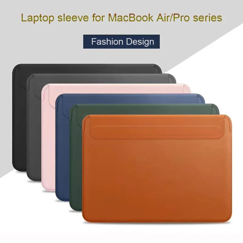 Leather Work Laptop Bag - حقيبة لابتوب جديدة لماك بوك اير