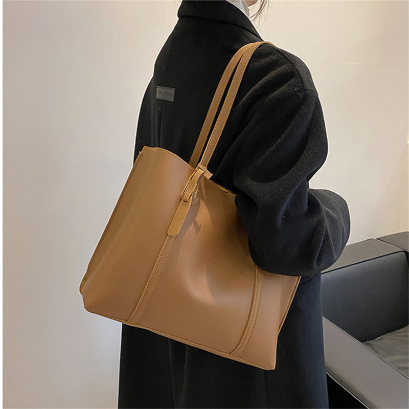 حقيبة يد كلاسيكية سوداء من الج - مراجعة Leather Work Bag Women وسعره