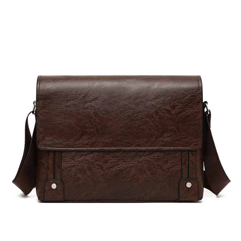 حقيبة يد رجالية من الجلد الصنا - مراجعة Leather Work Laptop Bag وسعره