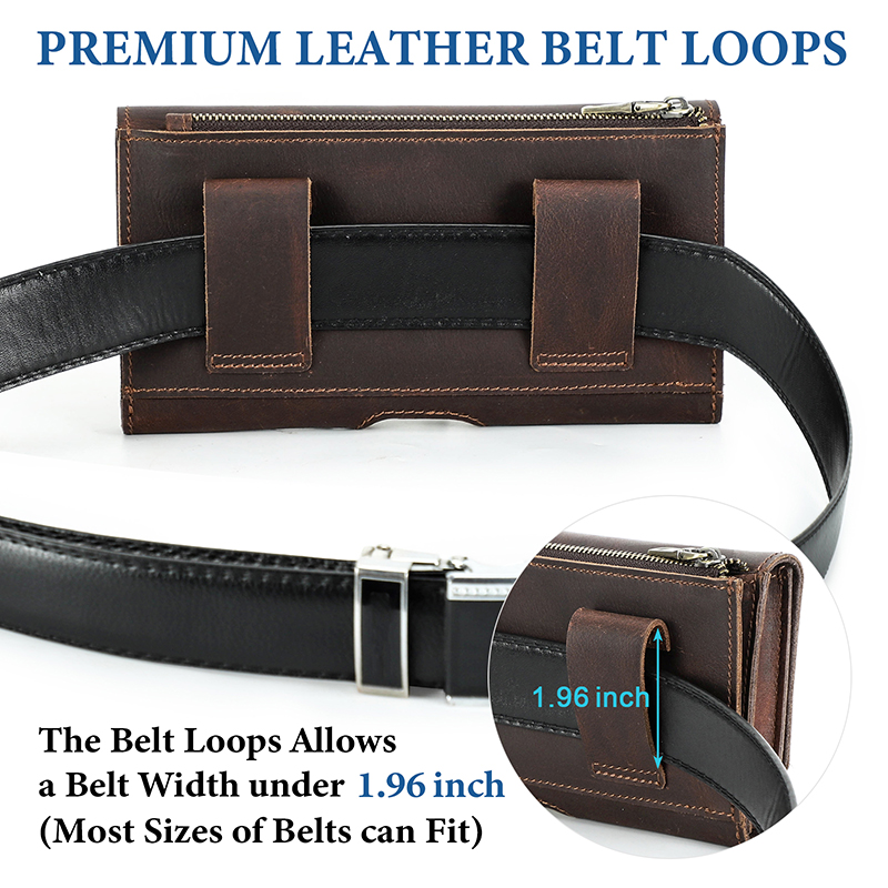 جلد البقر والجلود الخصر حقيبة  - مراجعة Leatherwork Belt وسعره
