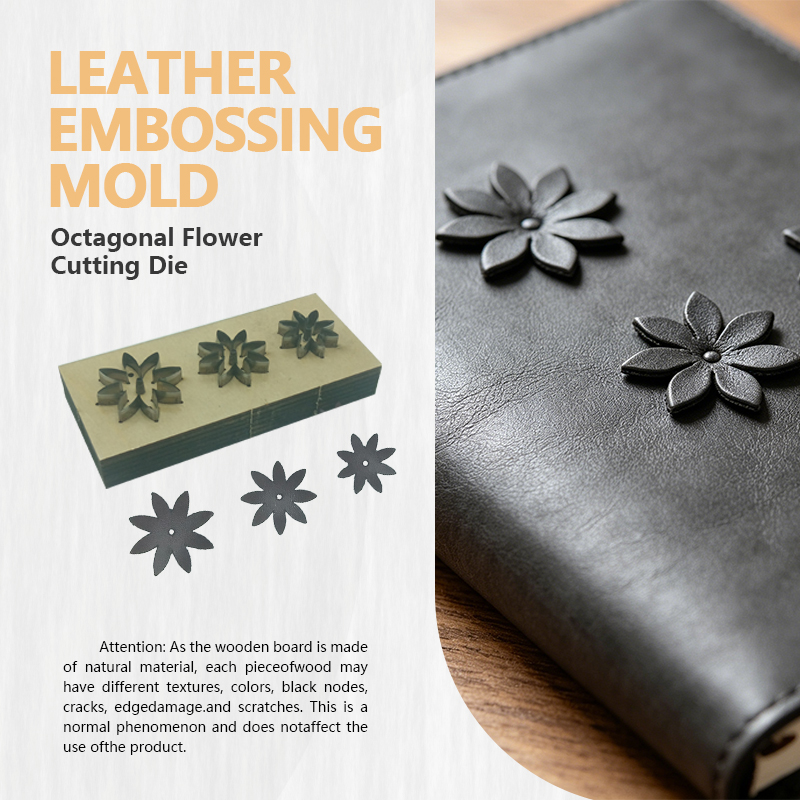 قالب نقش ثماني الشكل متعدد الو - مراجعة Leatherwork Flowers وسعره
