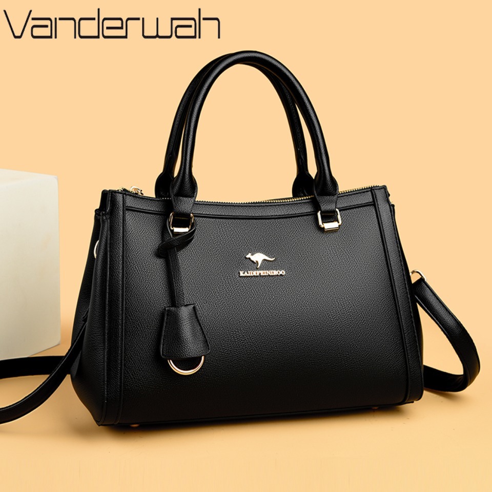 حقيبة يد نسائية من ماركة كانجا - مراجعة Leather Work Bag Women وسعره