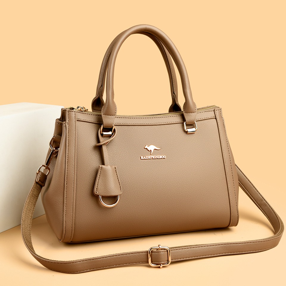 حقيبة يد نسائية من ماركة كانجا - مراجعة Leather Work Bag Women وسعره