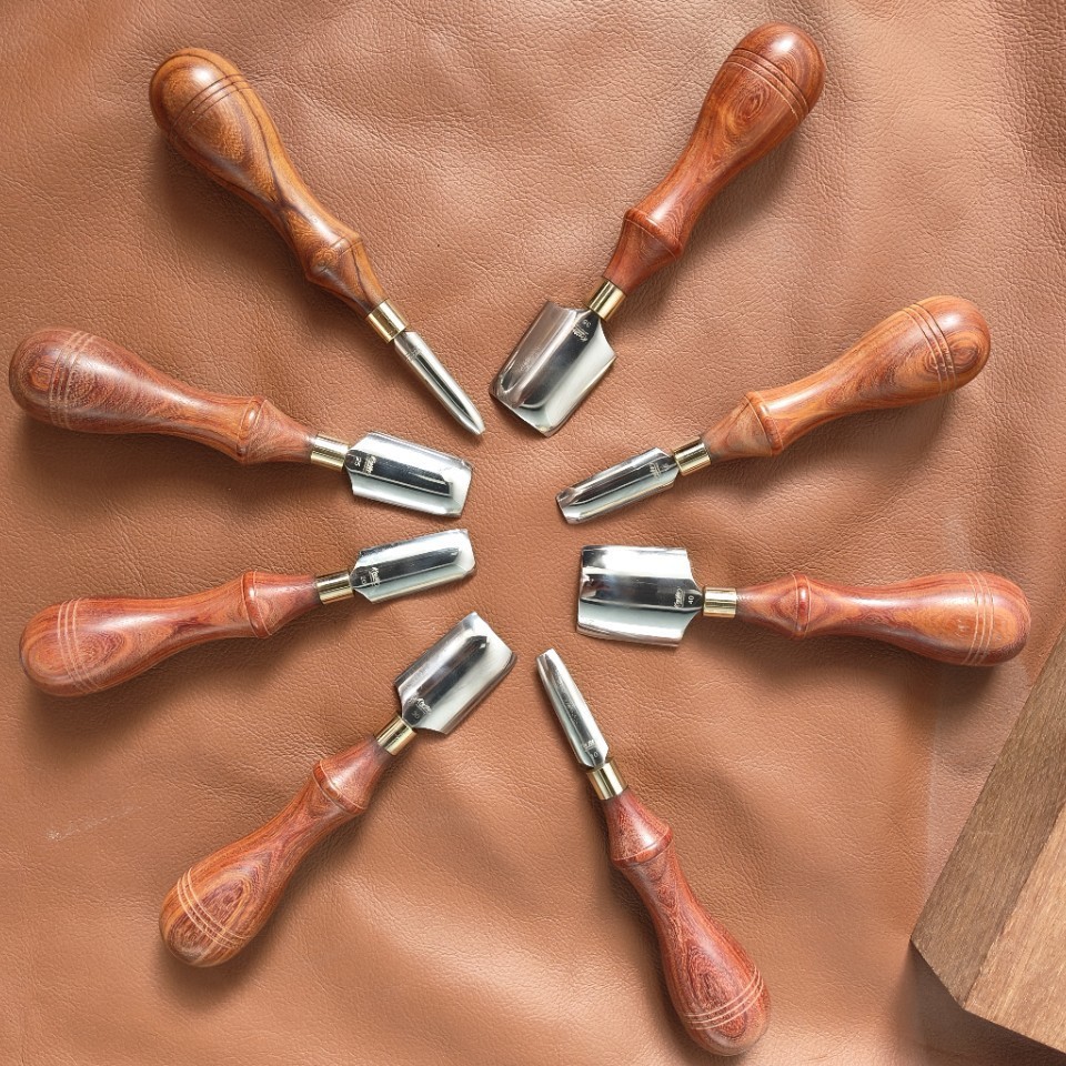 أدوات يدوية لعمل الجلد، سكين ت - مراجعة Round Knife Leatherwork وسعره