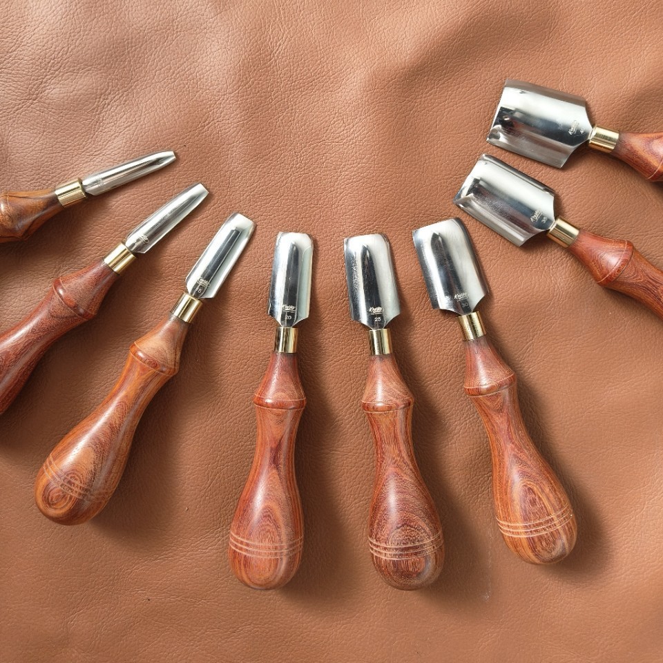 أدوات يدوية لعمل الجلد، سكين ت - مراجعة Round Knife Leatherwork وسعره