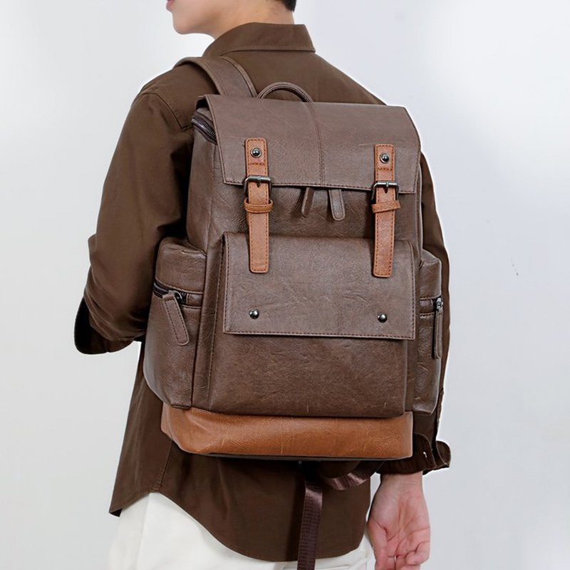 حقيبة ظهر جلدية رجالية جديدة ب - مراجعة Leatherwork Bag وسعره