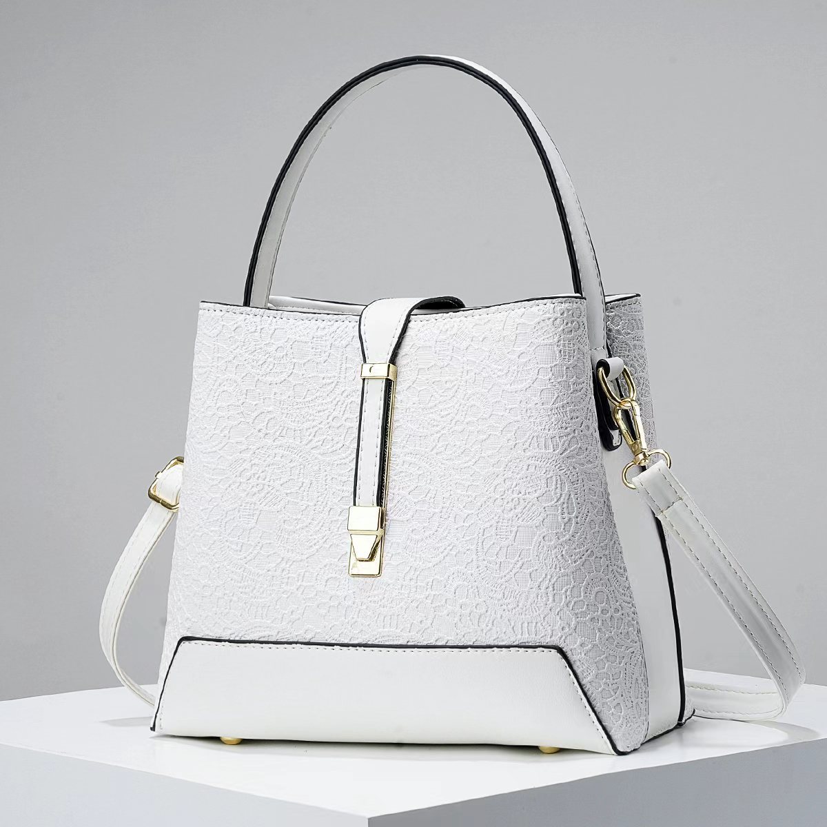 جديد فاخر حمل حقيبة جلدية أنيق - مراجعة Leather Work Bag Women وسعره