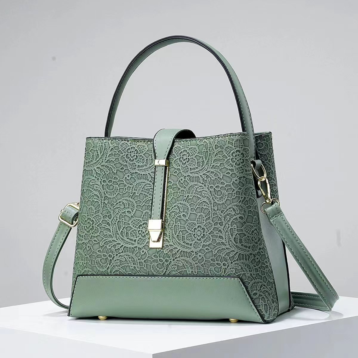 جديد فاخر حمل حقيبة جلدية أنيق - مراجعة Leather Work Bag Women وسعره