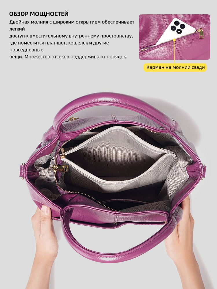 حقيبة يد نسائية كبيرة من الجلد - مراجعة Leather Work Bag Women وسعره