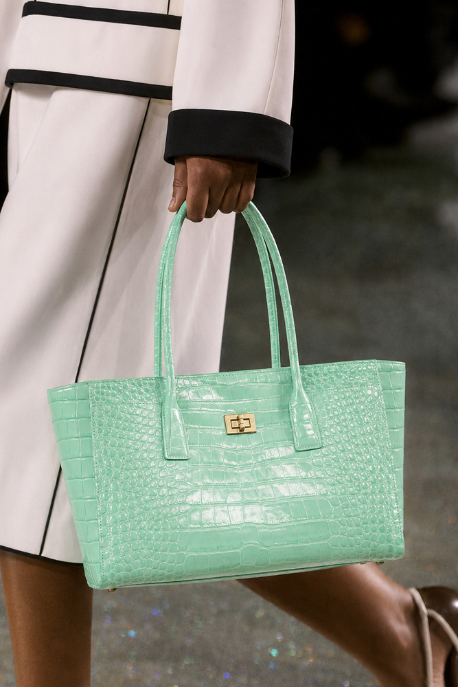 حقيبة يد SHELKSBAG لامعة بنقشة - مراجعة Leather Work Bag Women وسعره