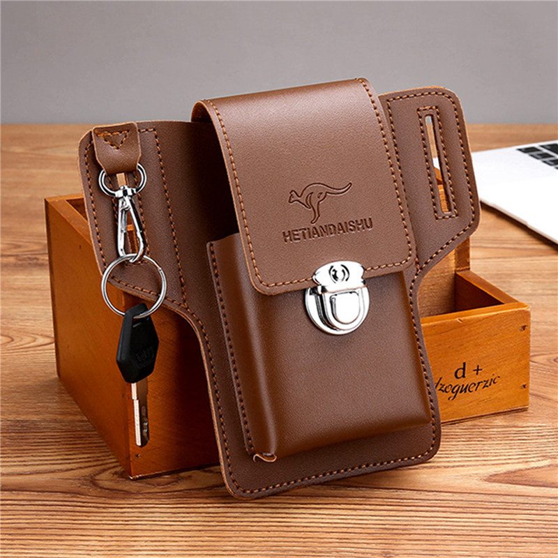 حقيبة بحزام الهاتف للرجال حقائ - مراجعة Leatherwork Belt وسعره