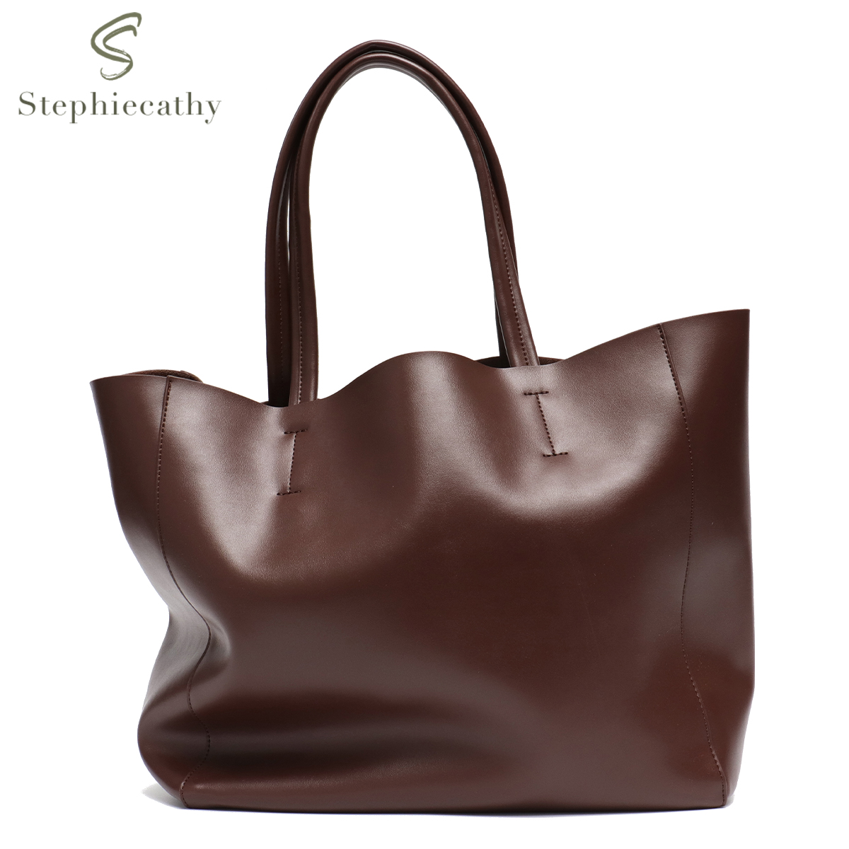 حقيبة يد كبيرة السعة للنساء ،  - مراجعة Leather Work Laptop Bag وسعره