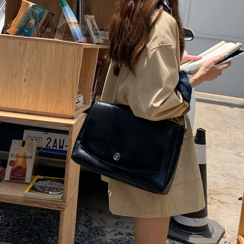 CGCBAG-حقيبة جلد صناعي عتيقة ل - مراجعة Leather Work Bag Women وسعره