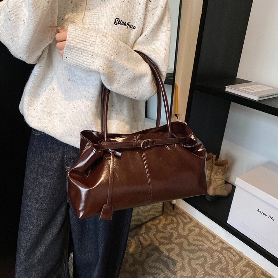 الشتاء النفط بولي Leather الجل - مراجعة Leather Work Bag Women وسعره