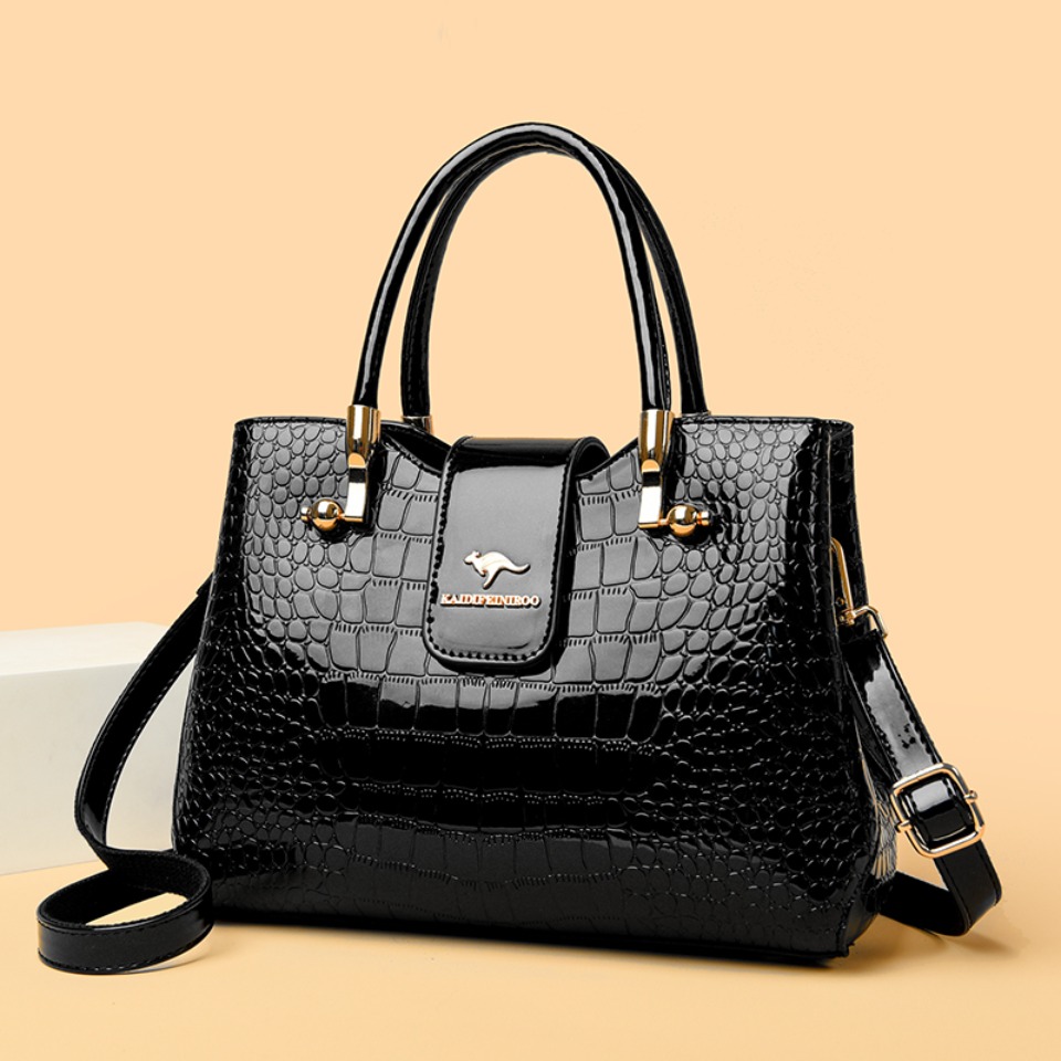 KAIDIFEINIROO الكنغر العلامة ا - مراجعة Leather Work Bag Women وسعره