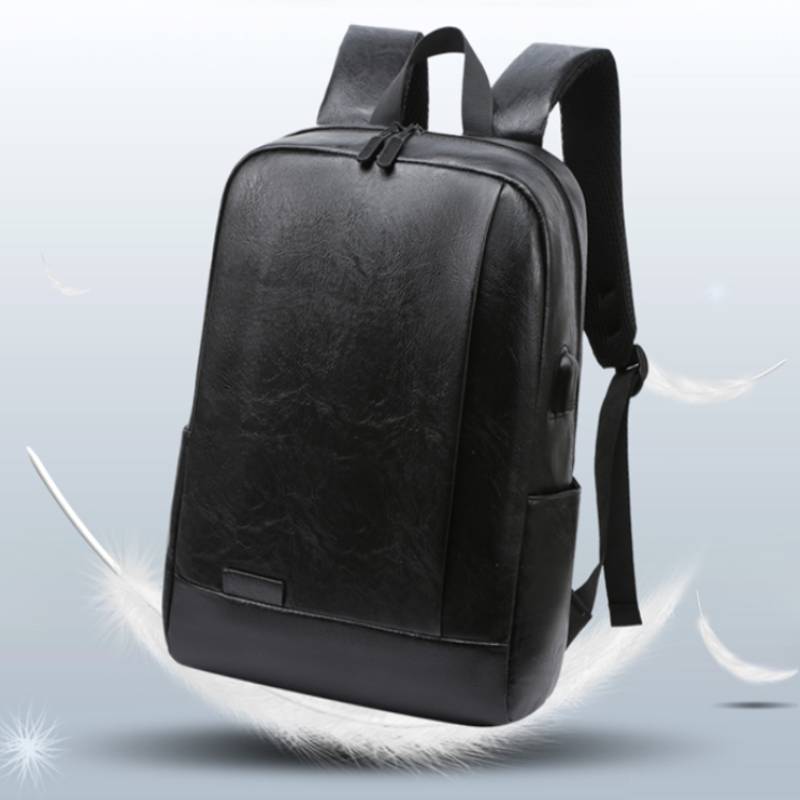 حقيبة ظهر عصرية للرجال من جلد  - مراجعة Leather Work Laptop Bag وسعره