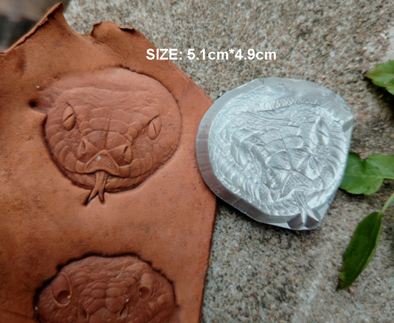 قالب نقش يدوي فريد بنمط ثعبان  - مراجعة Leatherwork Flowers وسعره