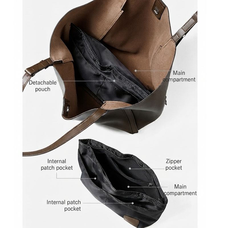 حقيبة يد كبيرة وناعمة من الجلد - مراجعة Leather Work Laptop Bag وسعره