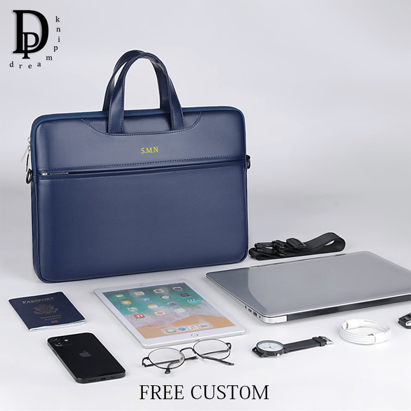 حقيبة أعمال من الجلد الصناعي ل - مراجعة Leather Work Laptop Bag وسعره