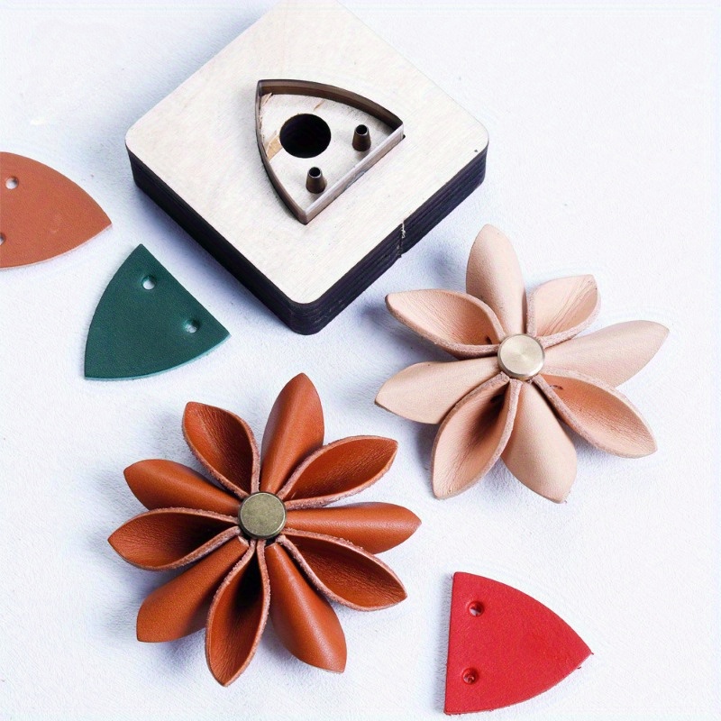 قالب قطع جلدي على شكل بتلات ال - مراجعة Leatherwork Flowers وسعره
