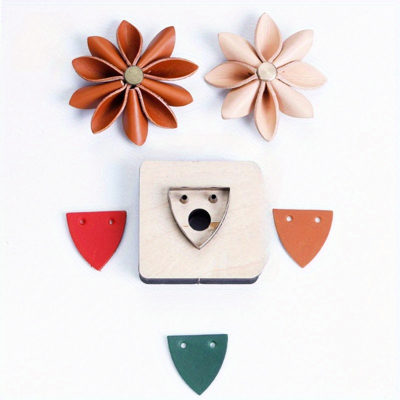 قالب قطع جلدي على شكل بتلات ال - مراجعة Leatherwork Flowers وسعره