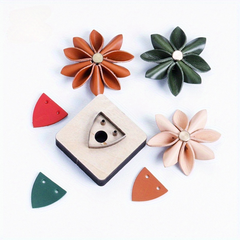 قالب قطع جلدي على شكل بتلات ال - مراجعة Leatherwork Flowers وسعره